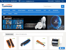 Tablet Screenshot of lanprosa.com